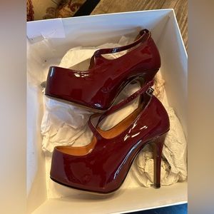 Maison Martin Margiela Glossy Red Heels